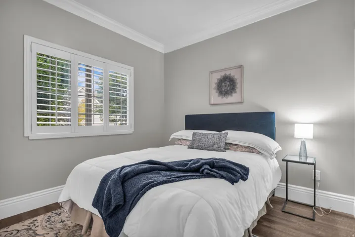 Main Level Bedroom- Custom window shutters