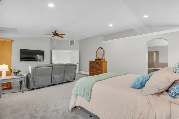Master Bedroom (Upstairs)- Spacious primary suite