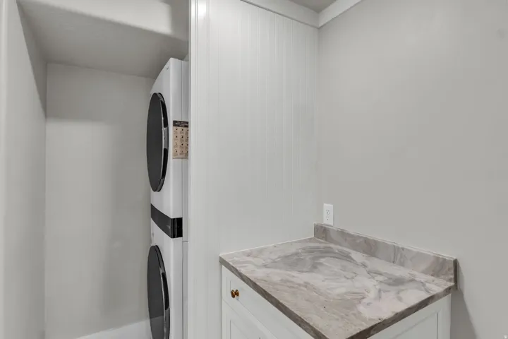Basement Laundry and storage area