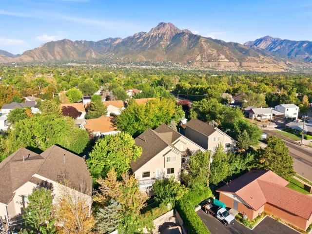 Expansive mountainous backdrop