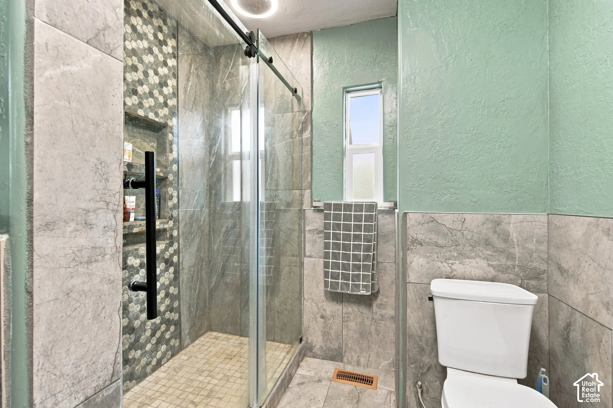 Updated main bathroom with large shower