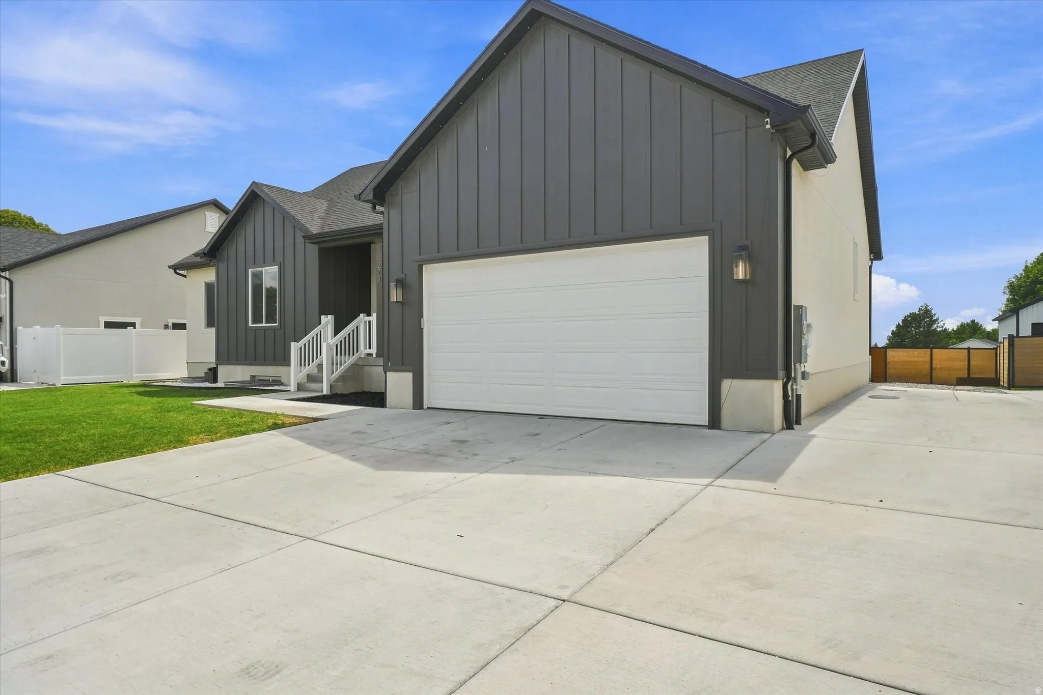 Two-car garage with RV PARKING!!