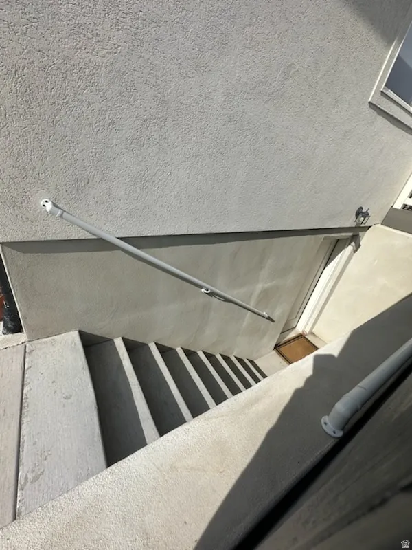 Outside entrance to apartment