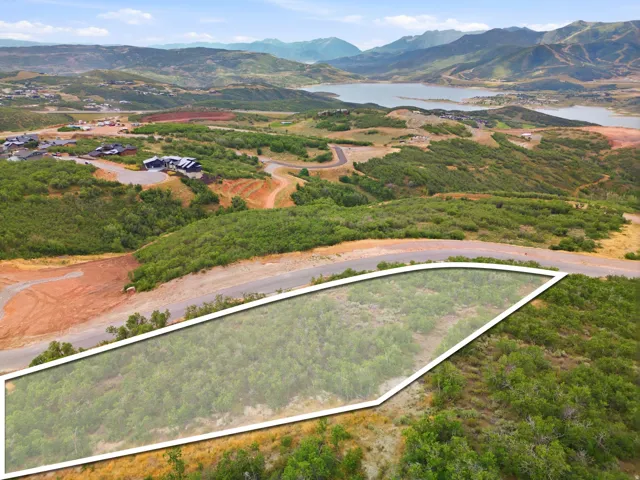 Expansive land parcel featuring natural topography, surrounded by dense foliage and distant mountain ranges