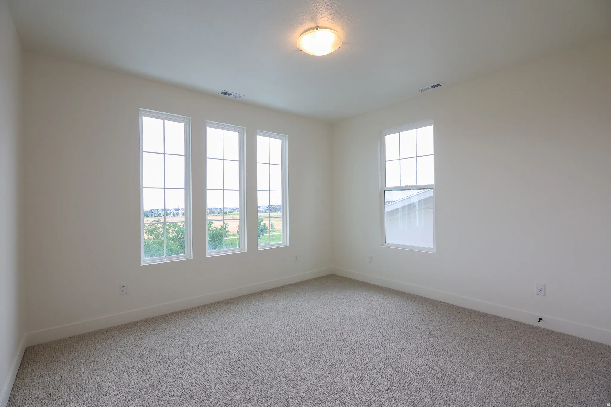 Front bedroom with waterfront views