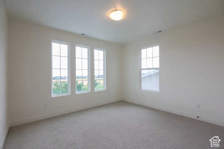 Front bedroom with waterfront views