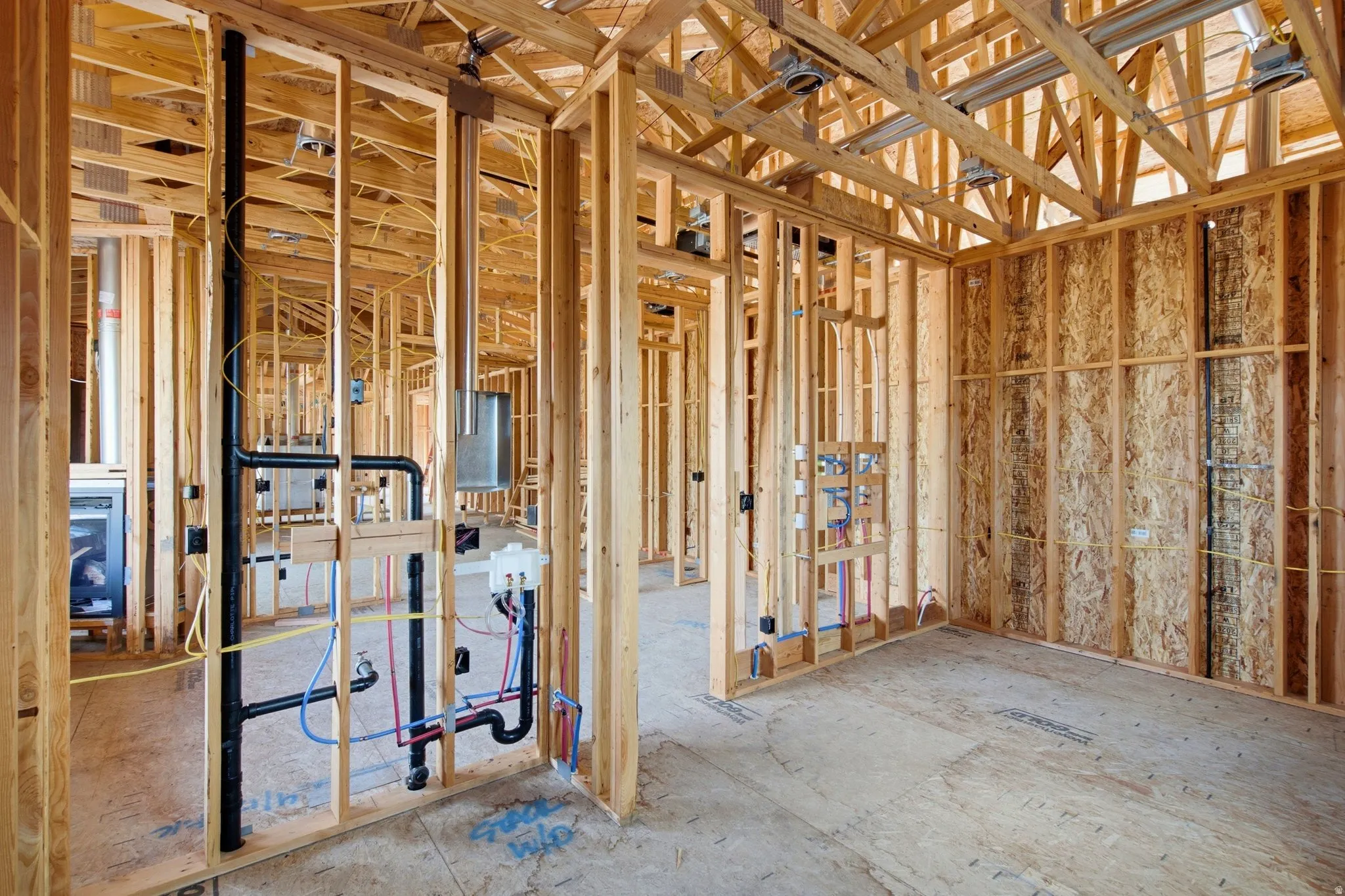 Primary bedroom walk-in closet