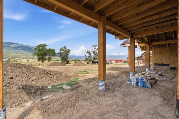 Covered patio & awesome views!