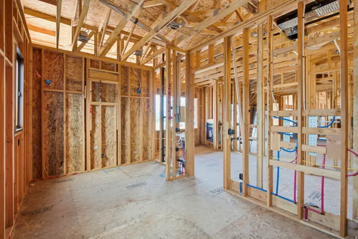 Primary bedroom walk-in closet