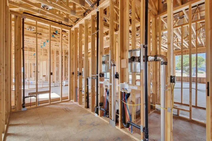 Laundry Room with connections for 2 washers and 2 dryers