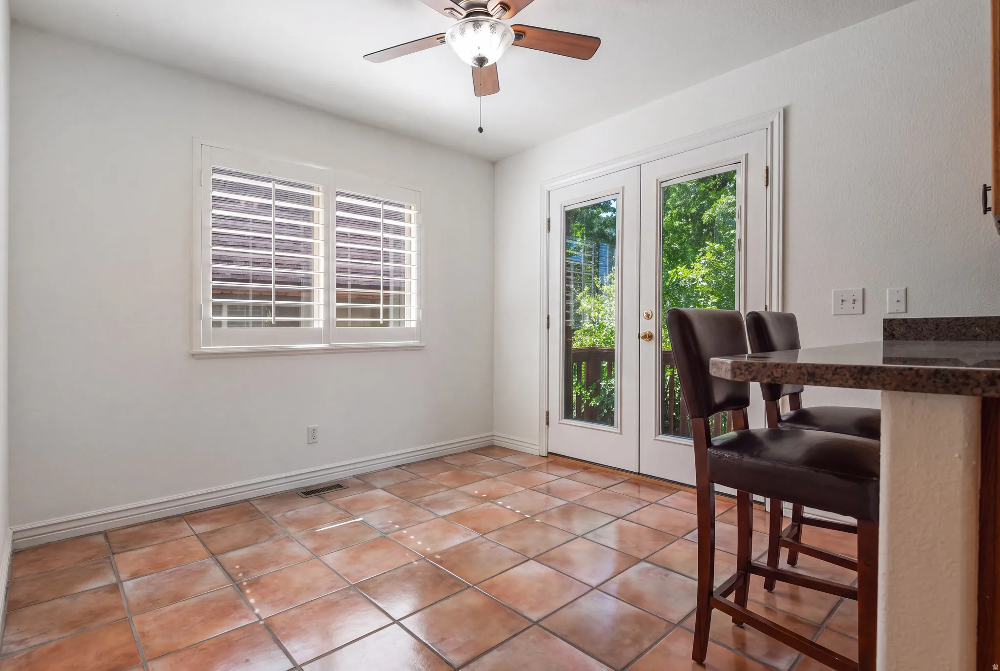 Dining Area to the Back Deck