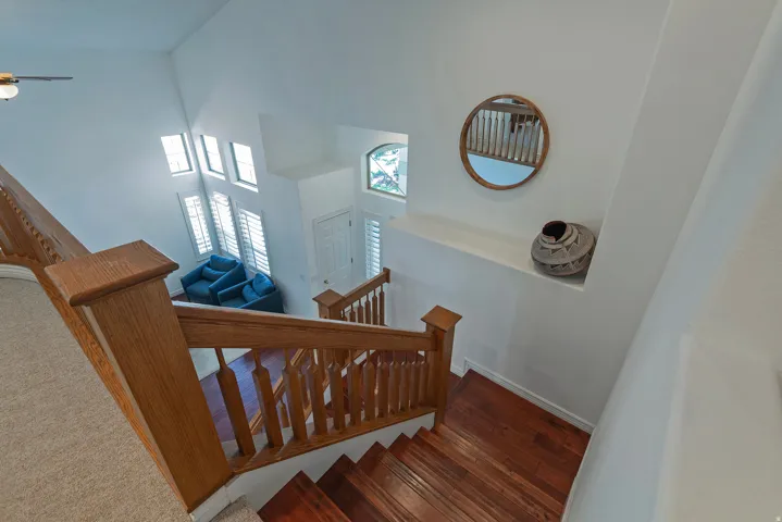 Stairs up to the Second Level