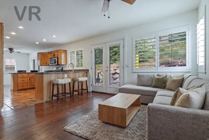 Family Room to Kitchen & Back Deck