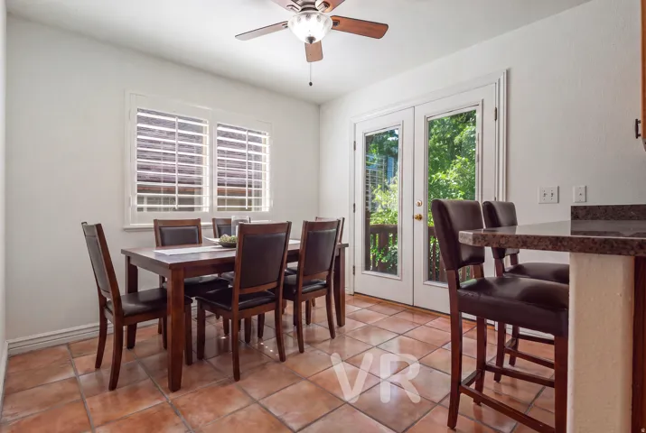 Dining Area to the Back Deck