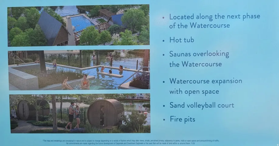 Marketing Material, Amenity List. Presenting the recreational and environmental features of the property