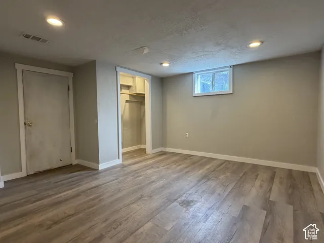 Bedroom two in basement