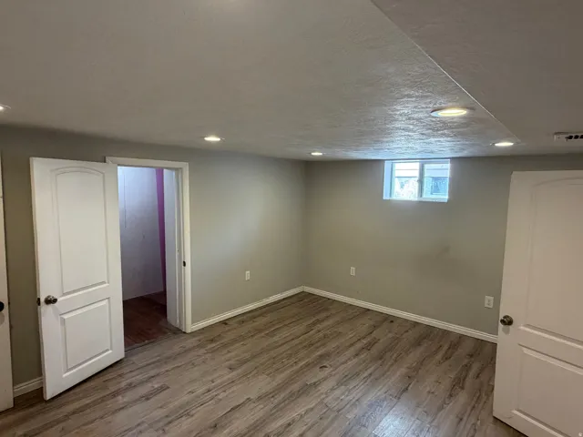 Bedroom One in basment