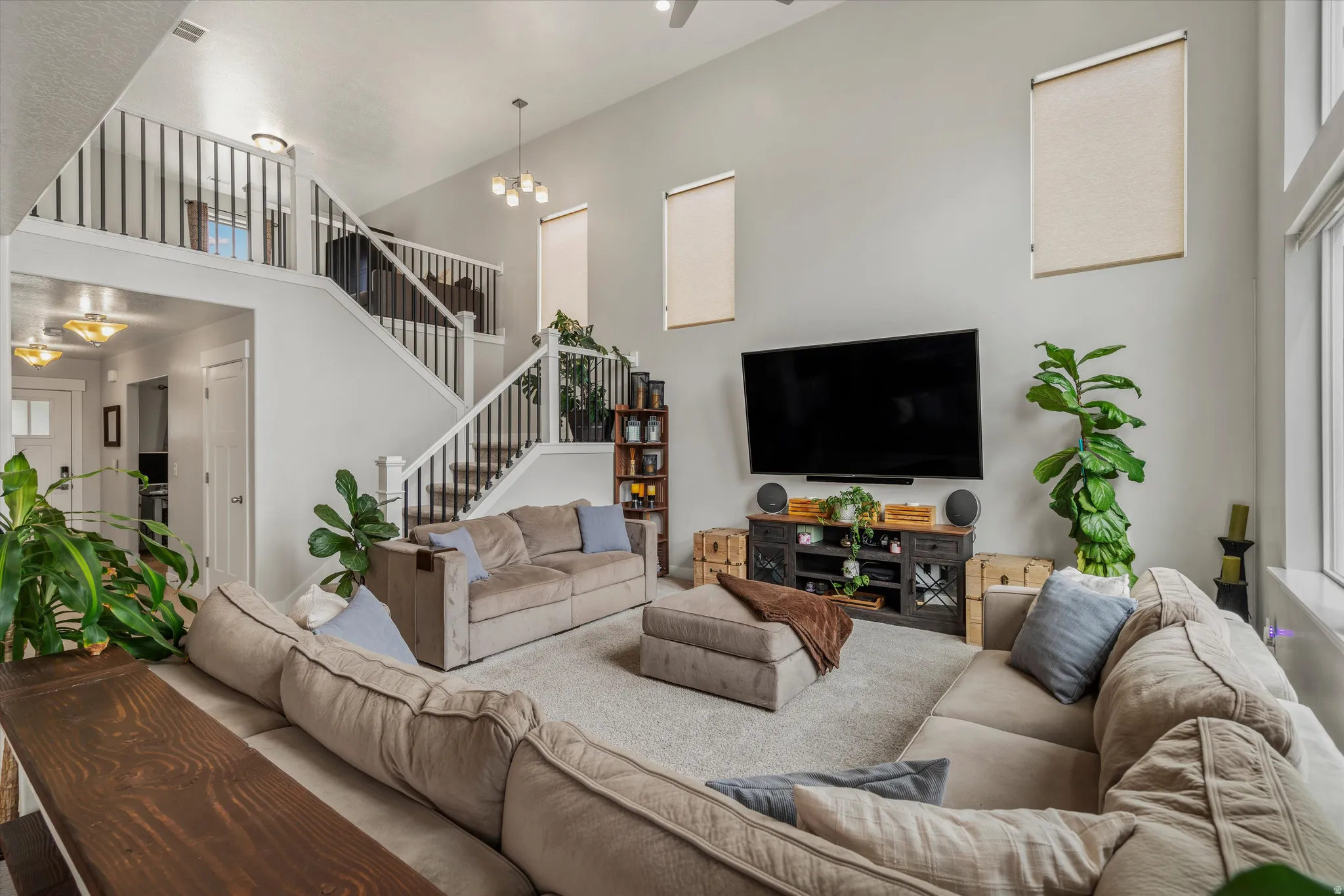 Here you will find an open concept layout!  This home is open, spacious, and airy!