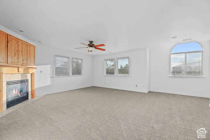 Spacious Primary Bedroom with Fireplace
