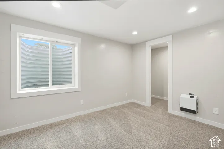 Bedroom #3 - Large closet and large window, plus individual wall heater if needed for extra comfort!
