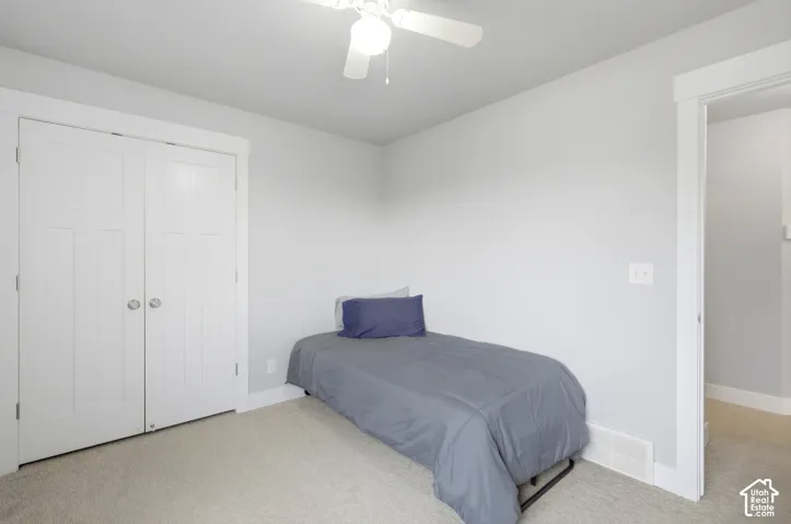 Upstairs bed #2 with large closet.