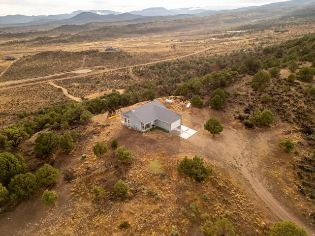 Drone shot showing several places you could park RVs, set up tents, or build a nice campfire area
