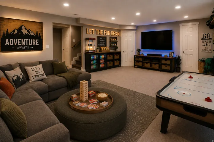 AI STAGING IDEAS!  Will it be a kids paradise????  Come put your personal touch here!
