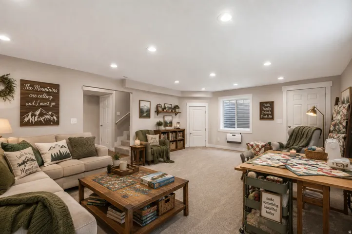 AI STAGING IDEAS!  Will it be a retreat for reading, sewing or crafts???  Come put your personal touch here!!