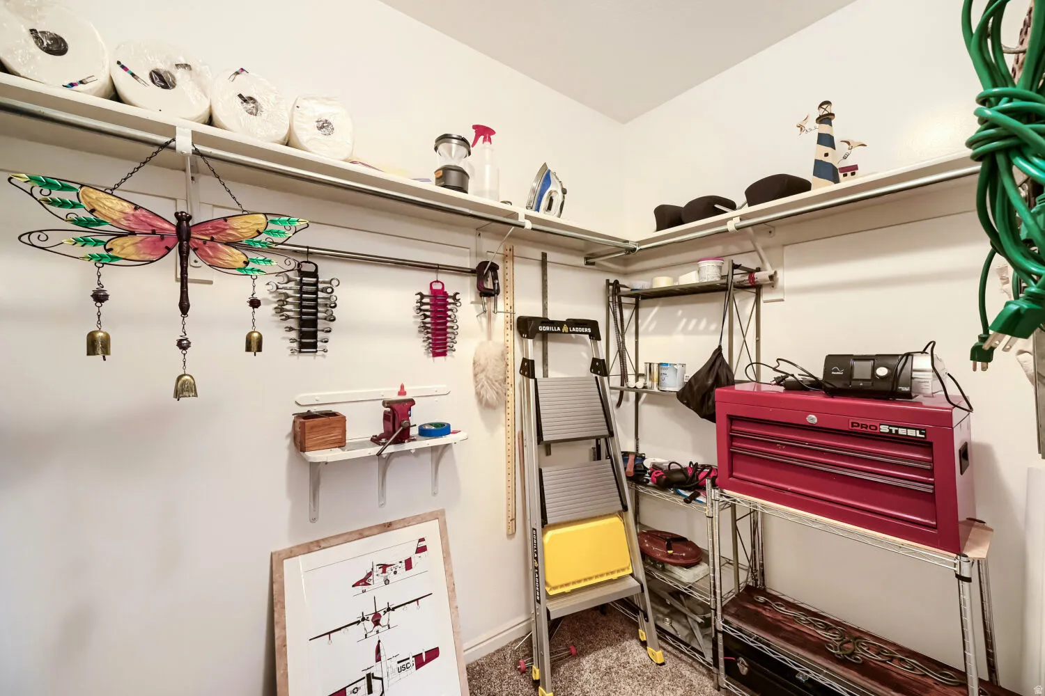 Primary walk-in closet