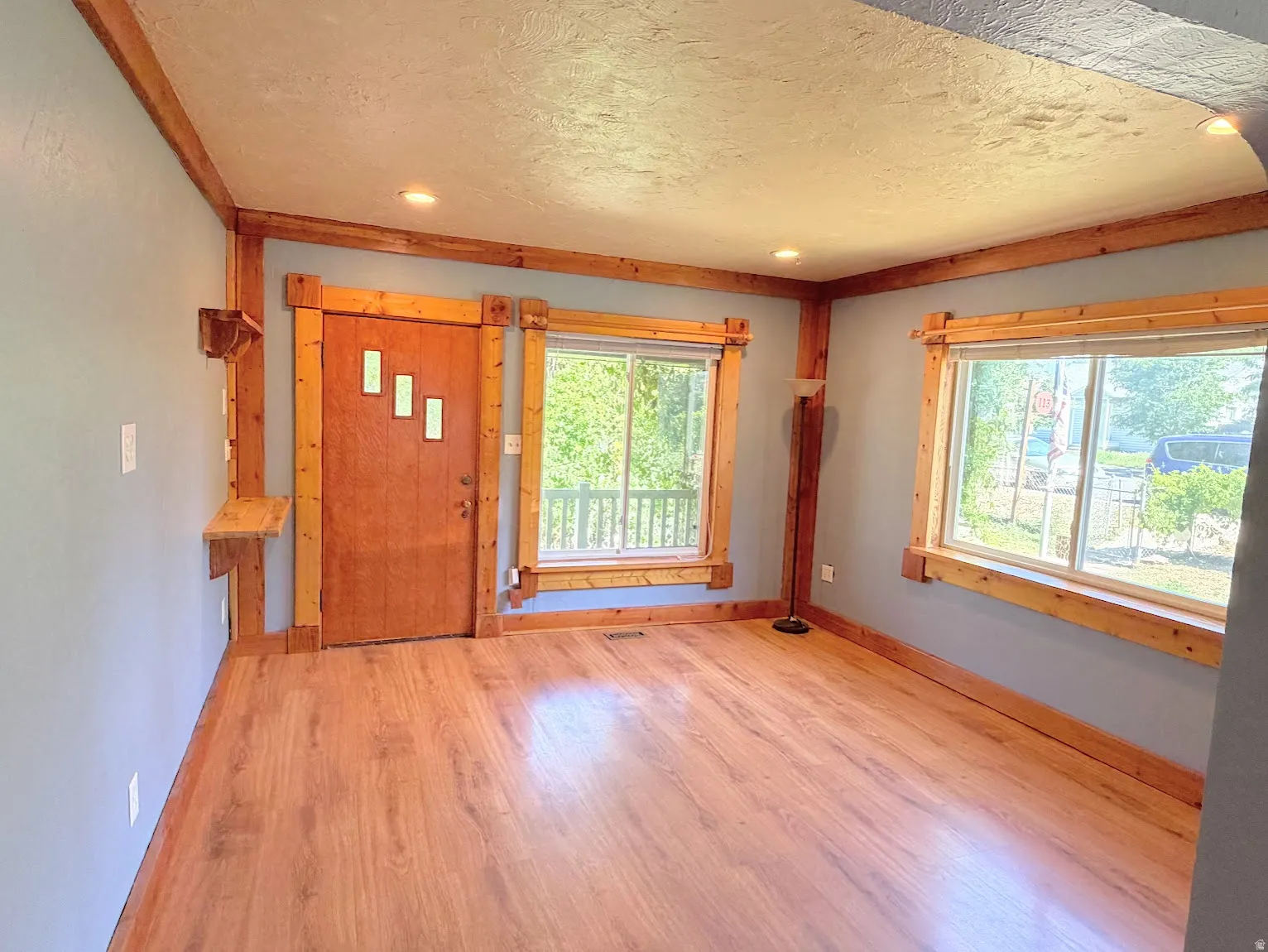 Front Door & Family Room