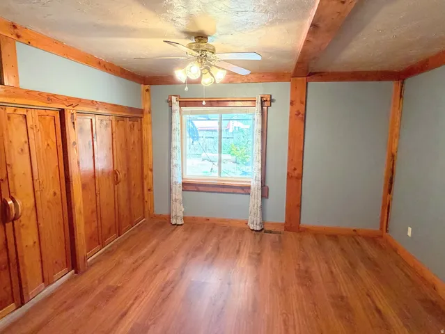 Master Bedroom with 2 Closets.