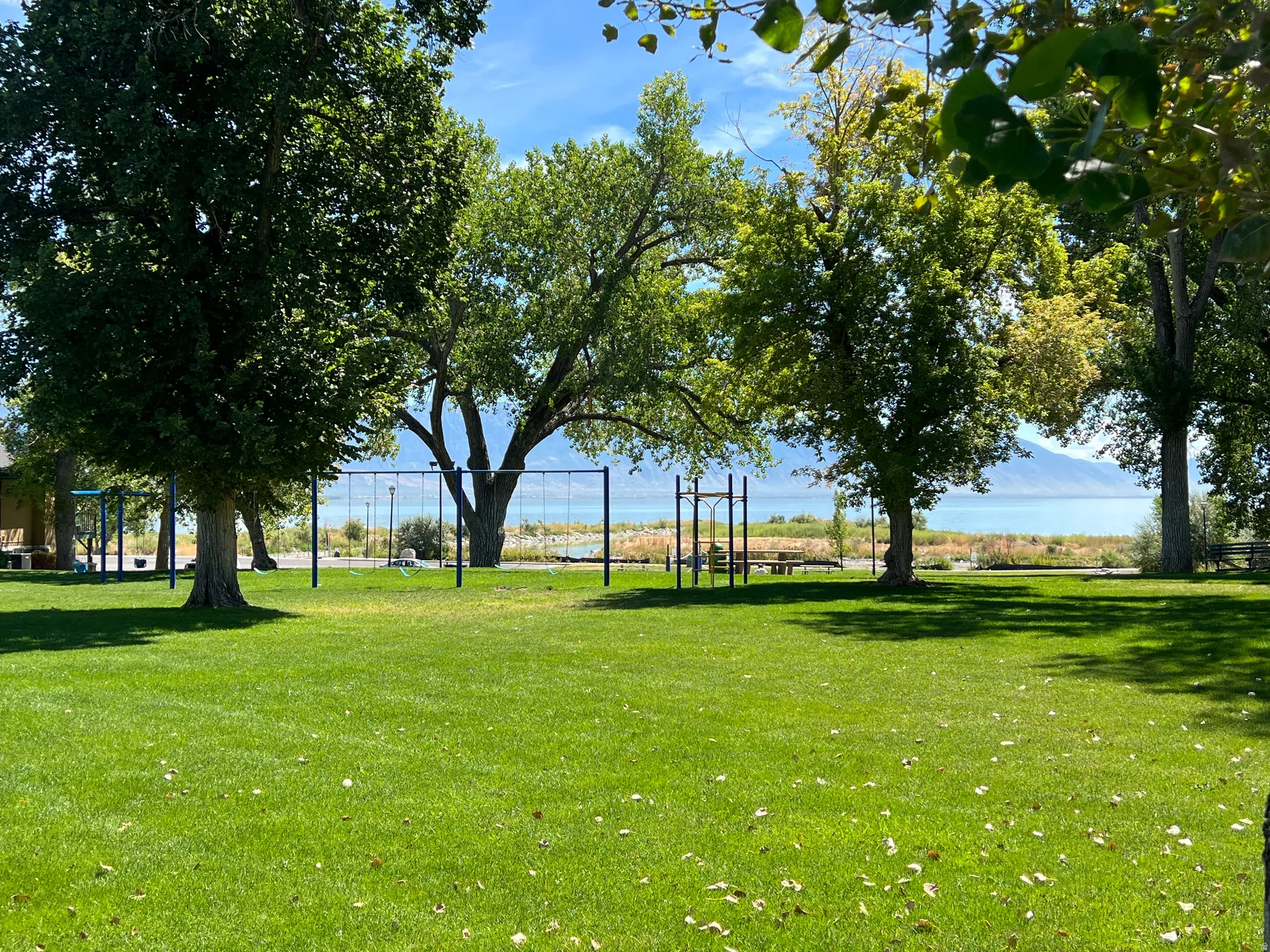 Playground lakeside