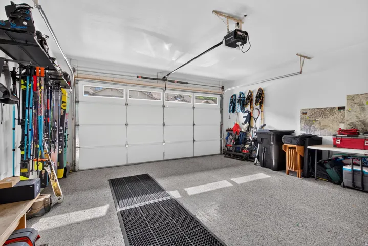 Attached overhead garage door opener