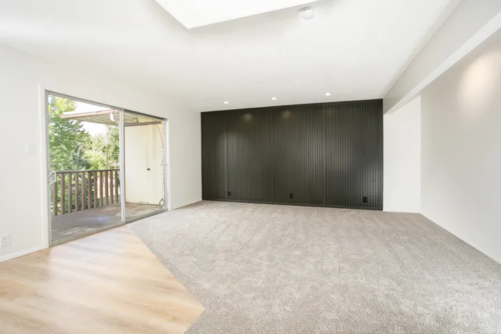 White walls with recessed lighting