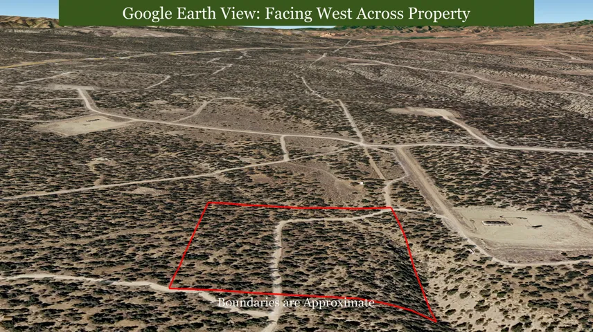 Google Earth View. Presenting an aerial perspective of the property, with boundaries noted as approximate
