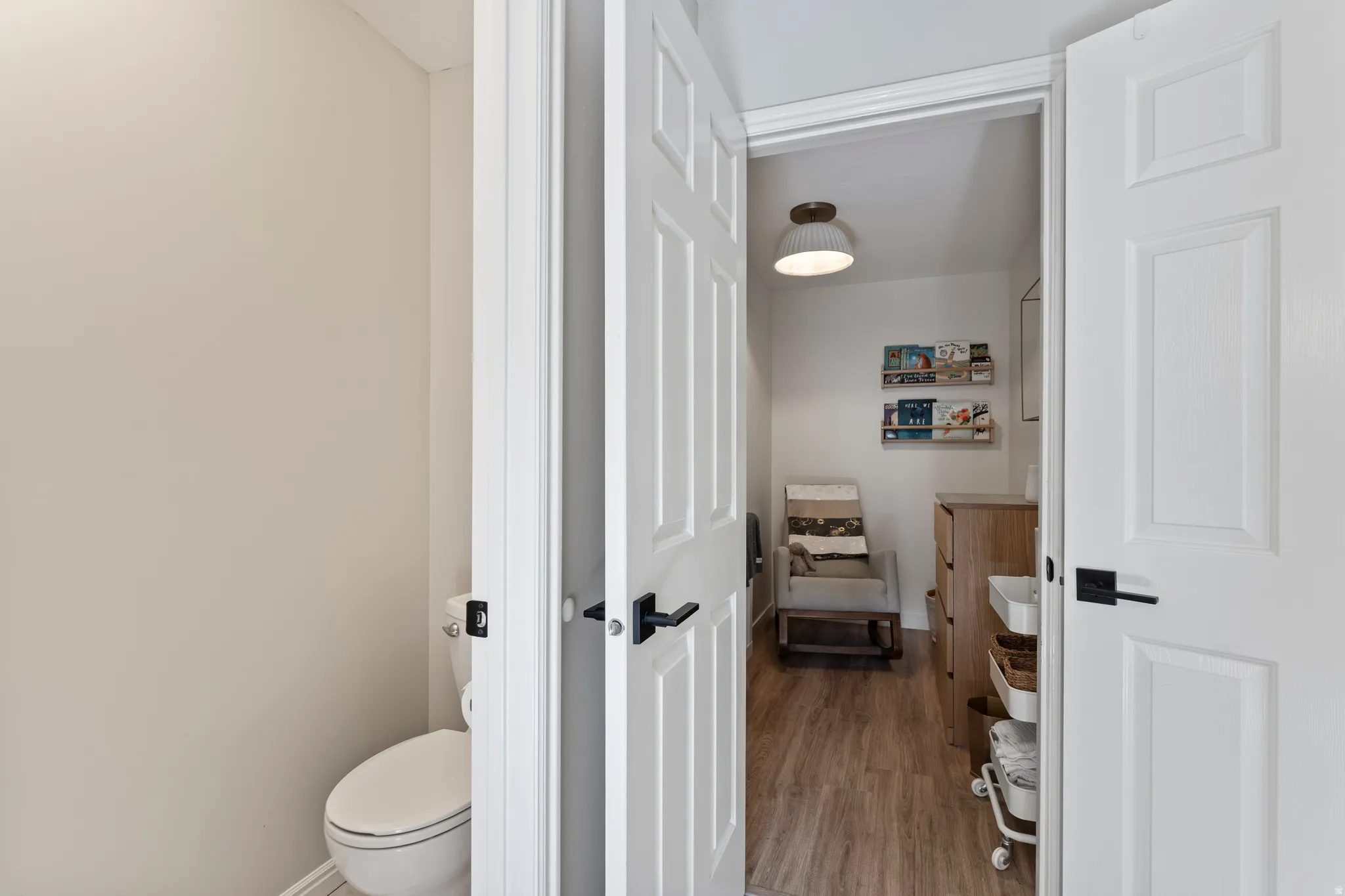 Master Bathroom Leading to Walk-in Closet