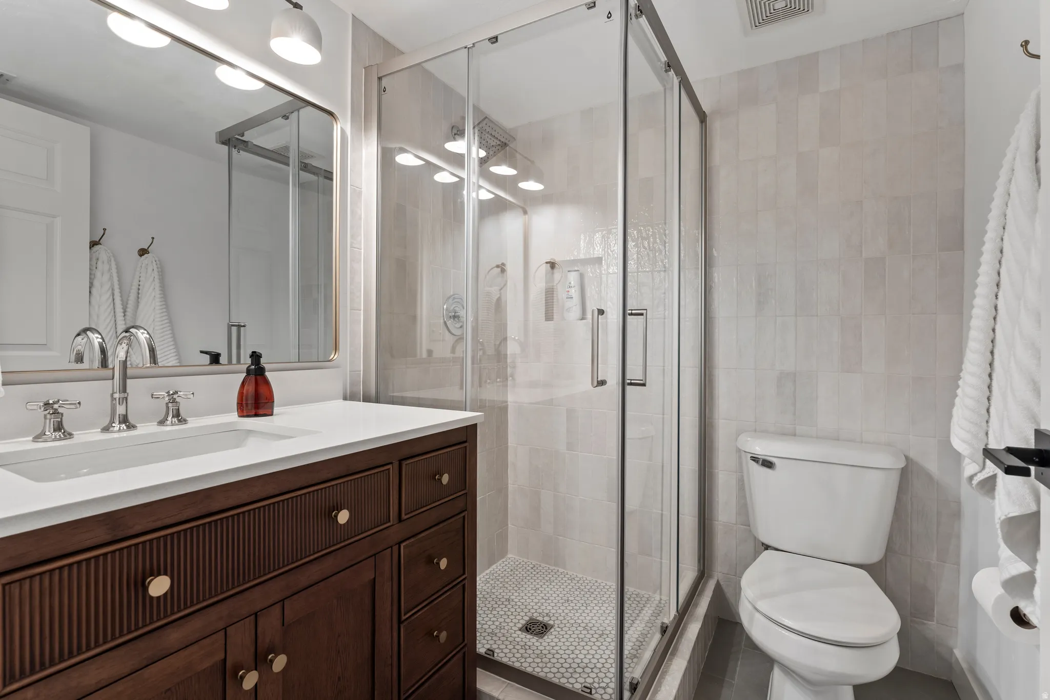 Remodeled 3/4 Bath on 1st Floor