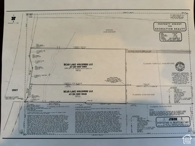 Property Survey. Outlining the boundaries and identifying the parcels of the property