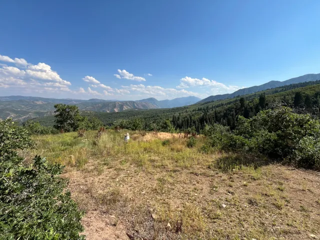 Expansive natural landscape featuring rolling hills and distant mountains