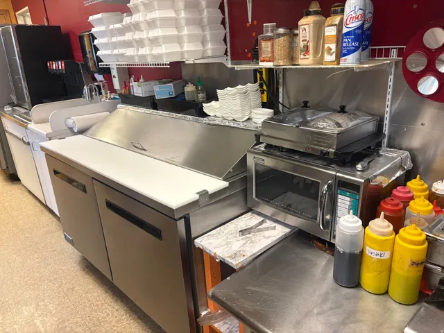 Stainless steel commercial kitchen equipment