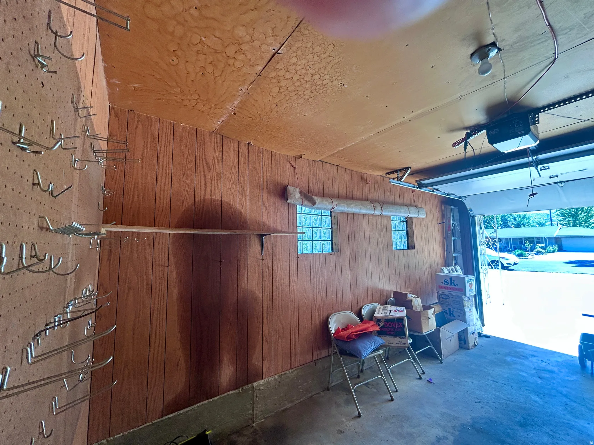 Inside of the garage