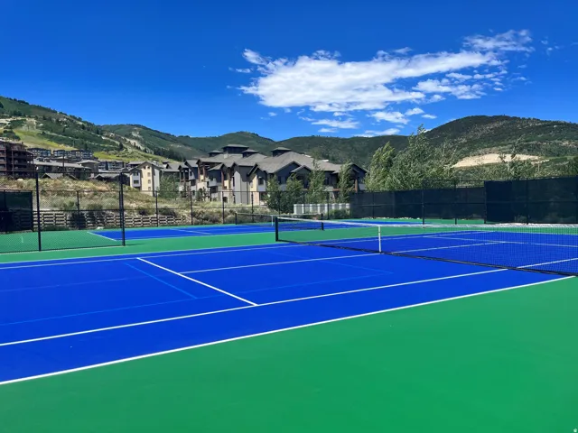 Tennis courts , there is also a Pickleball court