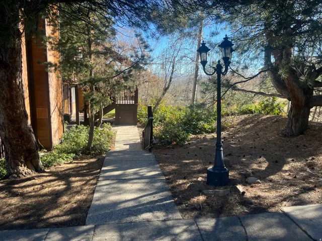 Walk way to the condo