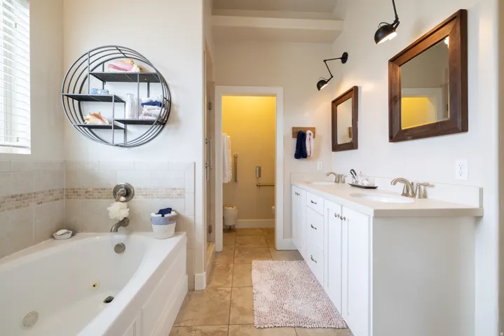 Main Level Master Bath Looking West