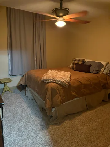 Ceiling fan with integrated lighting