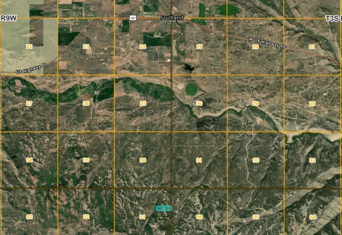Aerial Property Map.