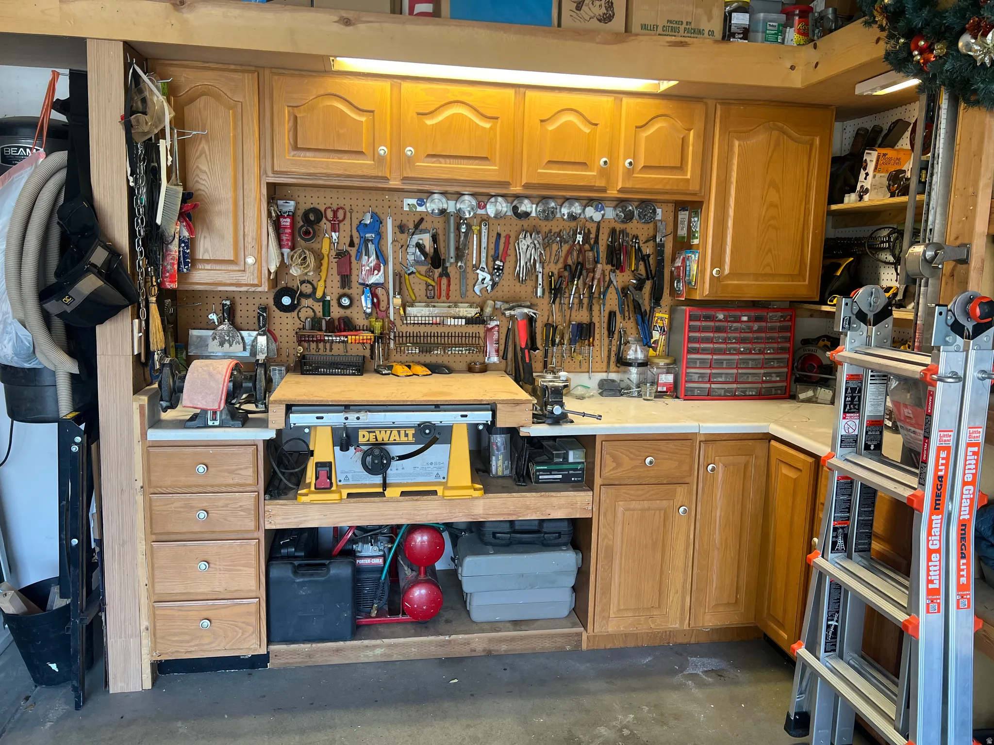 Work Bench in Garage