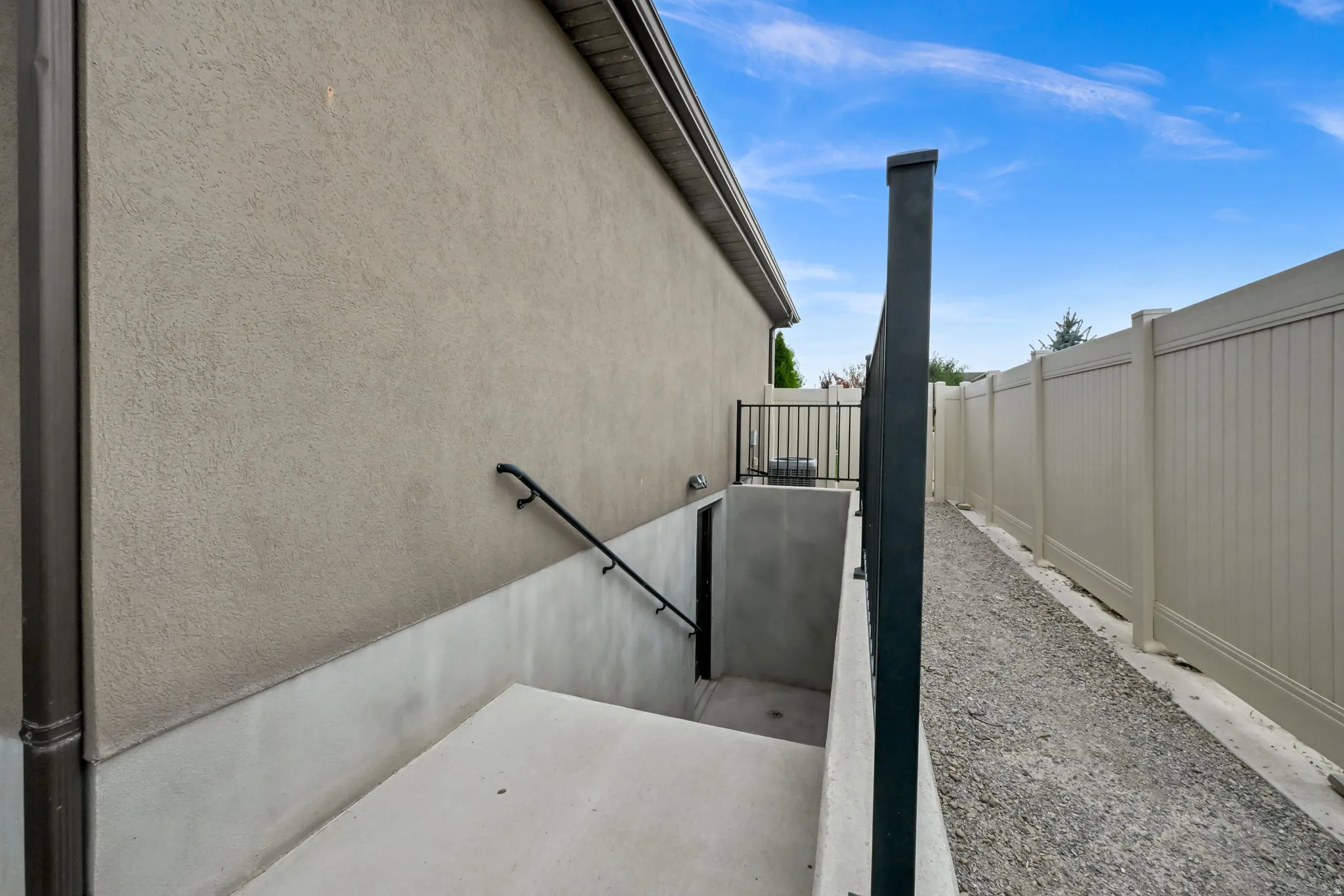 West Side Gated Walk Way