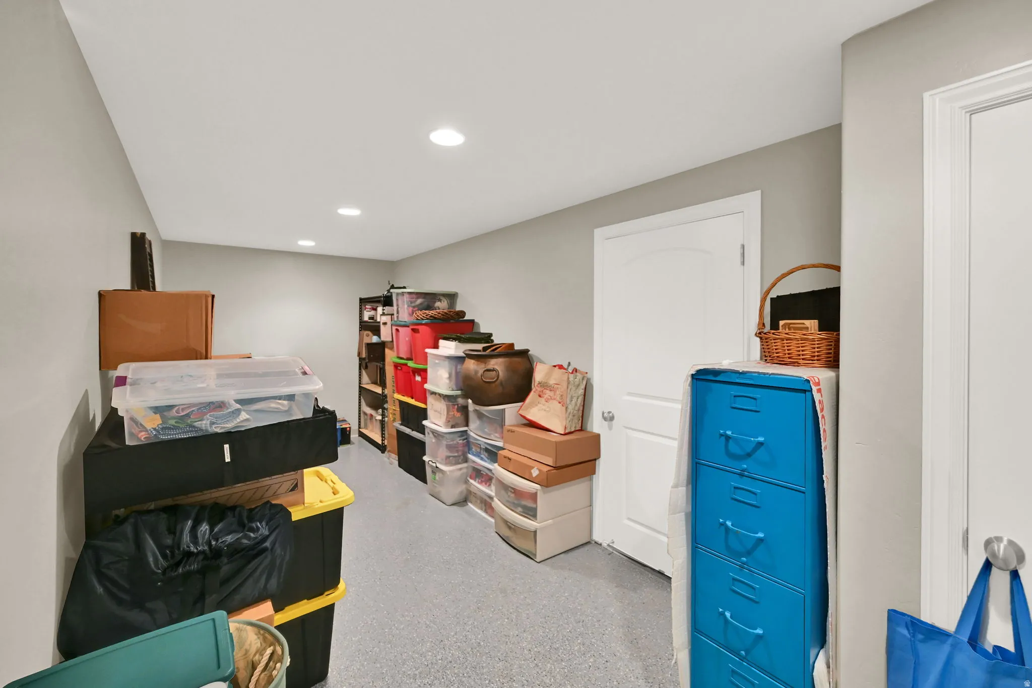Finished Storage Room Entrance to Cold Storage