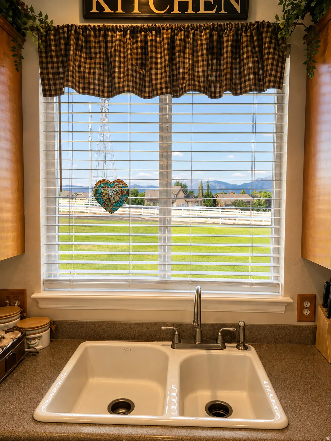 Great view from the kitchen window!